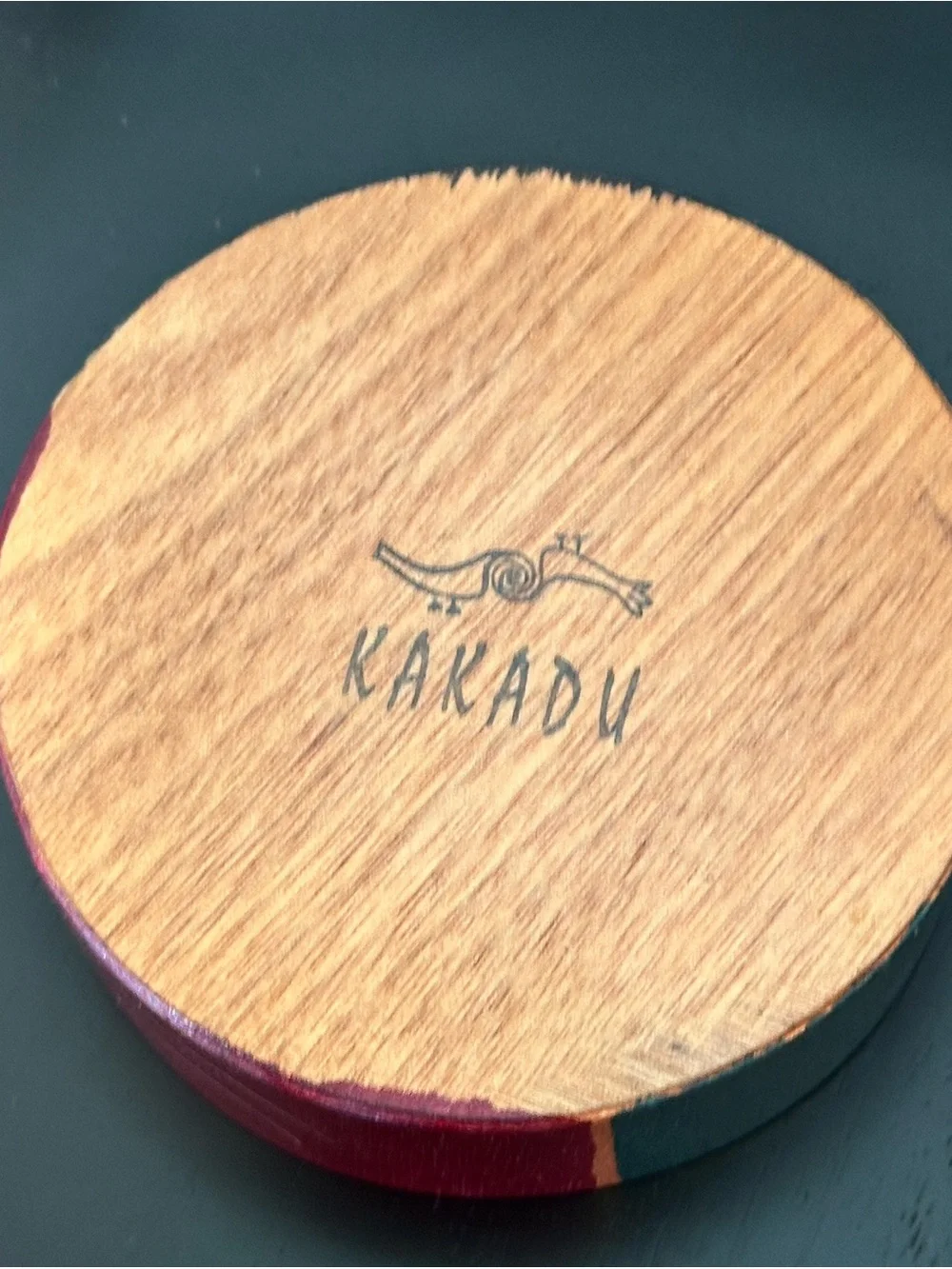Vintage Kakadu Hand-Painted Tray, Bowl, and Coaster Set